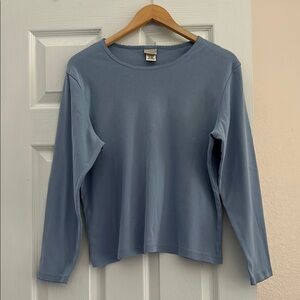 Women’s L.L. Bean tee,Long Sleeve Crewneck Sz L